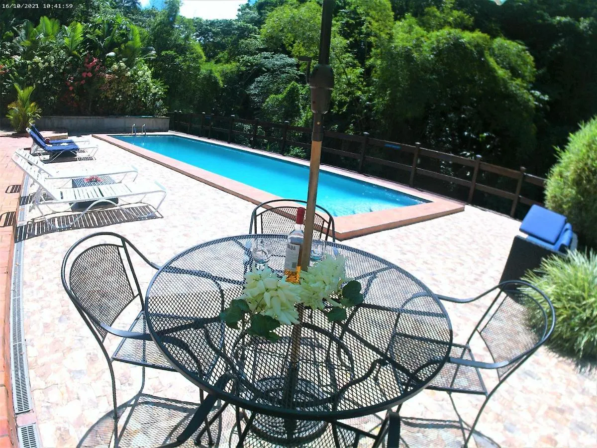 Toraille Waterfall Poolside Apartment Soufriere