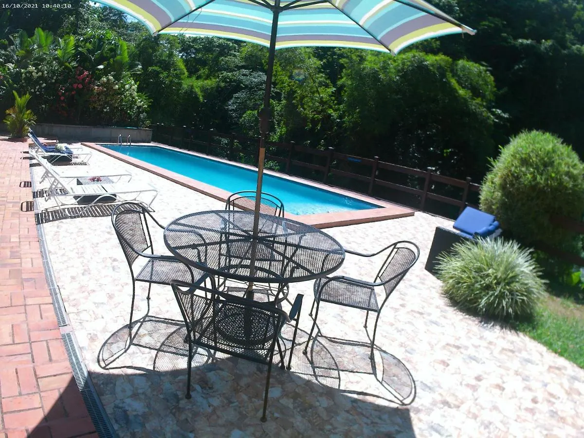 Toraille Waterfall Poolside Apartment Soufriere