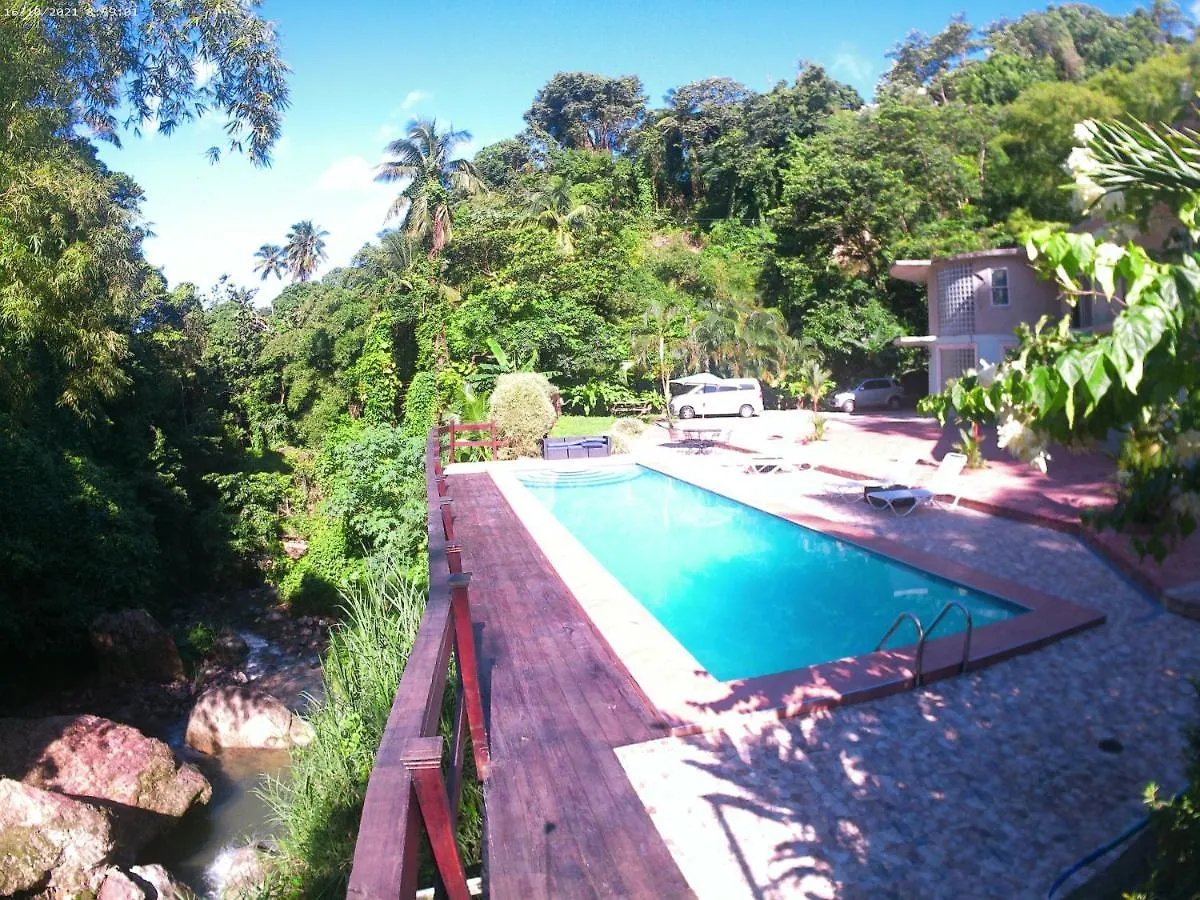 Toraille Waterfall Poolside Apartment Soufriere